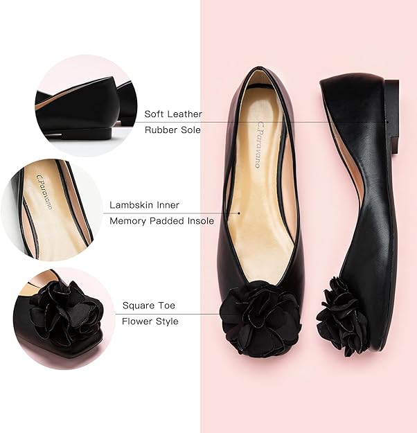 C.Paravano Ballet Flats for Women