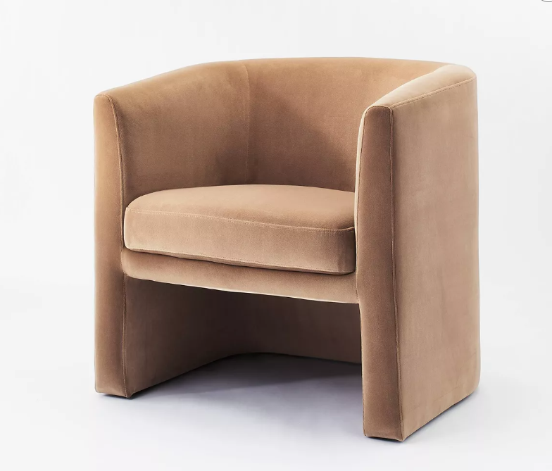 Vernon Upholstered Barrel Accent Chair