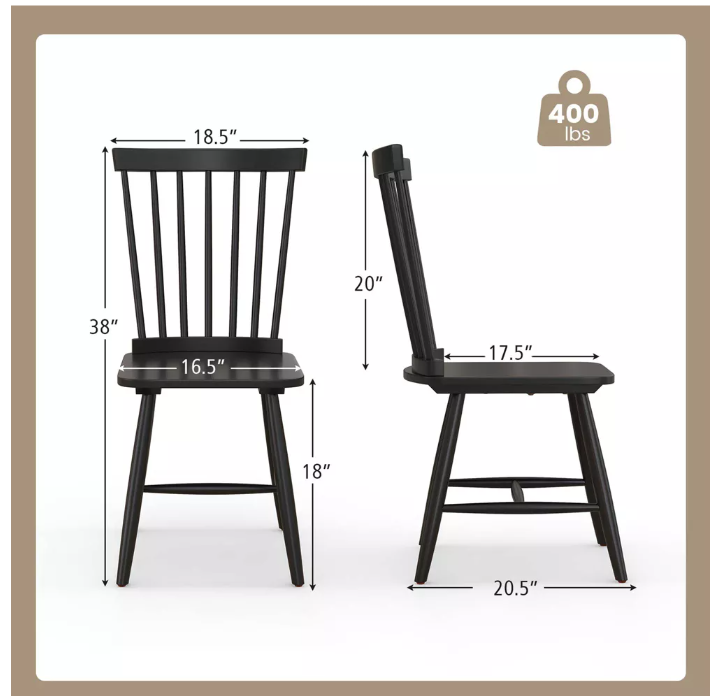 Costway Windsor Dining Chair