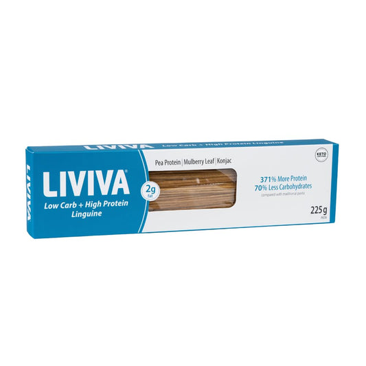 LIVIVA Low Carb High Protein KETO Linguine Noodle