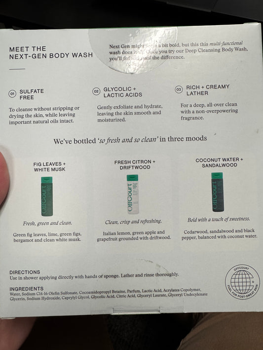 Offcourt Deep Cleansing Body Wash Set