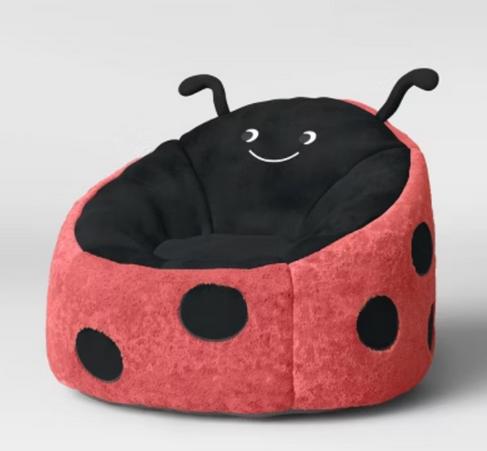 Ladybug Kids' Bean Bag Chair - Pillowfort™